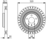 Bosch Disc frana BOSCH 0 986 479 C49 (0 986 479 C49) - fixbox