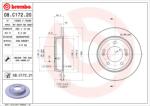 BREMBO Disc frana BREMBO 08. C172.21 (08.C172.21)