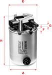 SOFIMA Filtru combustibil SOFIMA S 0954 NR - fixbox