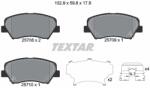 TEXTAR Set placute frana TEXTAR 2570801 (2570801) - fixbox