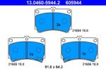 ATE Set placute frana ATE 13.0460-5944.2 (13.0460-5944.2)