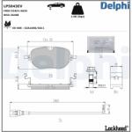 DELPHI Set placute frana DELPHI LP5043EV (LP5043EV)