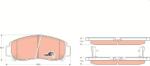 TRW Set placute frana TRW GDB3268 (GDB3268)