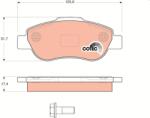 TRW Set placute frana TRW GDB1589 (GDB1589)