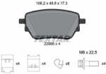 TEXTAR Set placute frana TEXTAR 2298601 (2298601)