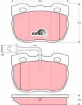TRW Set placute frana TRW GDB1093 (GDB1093)