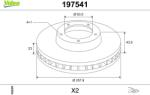 VALEO Disc frana VALEO 197541 (197541) - fixbox