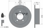 TEXTAR Disc frana TEXTAR 92156803 (92156803)