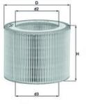 MAHLE Filtru aer MAHLE LX 3009 (LX 3009) - fixbox