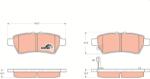 TRW Set placute frana TRW GDB3405 (GDB3405)
