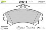 VALEO Set placute frana VALEO 301318 (301318)