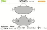 VALEO Set placute frana VALEO 302653 (302653)