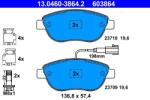 ATE Set placute frana ATE 13.0460-3864.2 (13.0460-3864.2) - fixbox