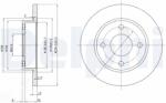 DELPHI Disc frana DELPHI BG3055 (BG3055) - fixbox