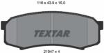 TEXTAR Set placute frana TEXTAR 2194701 (2194701) - fixbox
