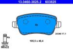 ATE Set placute frana ATE 13.0460-3825.2 (13.0460-3825.2)