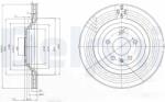 DELPHI Disc frana DELPHI BG3991 (BG3991) - fixbox