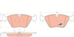 TRW Set placute frana TRW GDB916 (GDB916)
