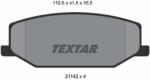 TEXTAR Set placute frana TEXTAR 2114202 (2114202) - fixbox