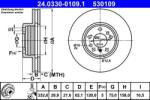 ATE Disc frana PowerDisc BMW X5 E53, X3 E83 ATE 24.0330-0109.1 (24.0330-0109.1)