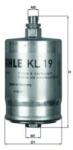 MAHLE Filtru combustibil MAHLE KL 19 - fixbox