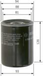 Bosch Filtru ulei BOSCH 0 986 452 064 (0 986 452 064) - fixbox
