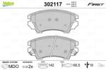 VALEO Set placute frana VALEO 302117 (302117)