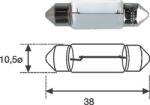 Magneti Marelli Bec, iluminare numar circulatie MAGNETI MARELLI 009461100000 (009461100000)