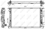 NRF Radiator, racire motor NRF 53116 (53116)