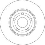 TRW Disc frana TRW DF6708 (DF6708) - fixbox
