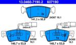 ATE Set placute frana ATE 13.0460-7190.2 (13.0460-7190.2)