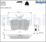 DELPHI Set placute frana DELPHI LP2180 (LP2180)