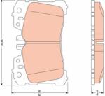 TRW Set placute frana TRW GDB3473 (GDB3473)