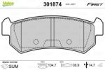 VALEO Set placute frana VALEO 301874 (301874)