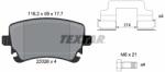 TEXTAR Set placute frana TEXTAR 2332601 (2332601) - fixbox