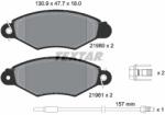 TEXTAR Set placute frana TEXTAR 2198003 (2198003) - fixbox