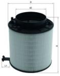 MAHLE Filtru aer MAHLE LX 2091D (LX 2091D) - fixbox