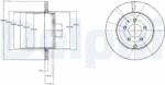 DELPHI Disc frana DELPHI BG4341 (BG4341) - fixbox