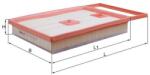 MAHLE Filtru aer MAHLE LX 4136 (LX 4136) - fixbox