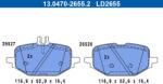 ATE Set placute frana, frana disc ATE 13.0470-2655.2 - fixbox