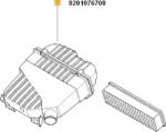 Original Renault Filtru aer ORIGINAL RENAULT 8201076708 (8201076708)
