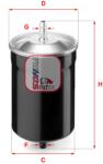 SOFIMA Filtru combustibil SOFIMA S 1500 B (S 1500 B) - fixbox