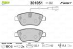 VALEO Set placute frana VALEO 301051 (301051)