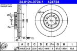 ATE Disc frana fata Mitsubishi L200, Pajero Sport I ATE 24.0124-0724.1 (24.0124-0724.1)