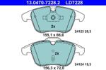 ATE Set placute frana ATE 13.0470-7228.2 (13.0470-7228.2)