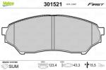 VALEO Set placute frana VALEO 301521 (301521)