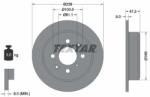 TEXTAR Disc frana TEXTAR 92077903 (92077903)
