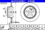 ATE Disc frana spate Mercedes Clasa C W204/C204 ATE 24.0110-0328.1 (24.0110-0328.1)