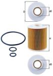 MAHLE Filtru ulei MAHLE OX 163/4D (OX 163/4D) - fixbox