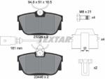 TEXTAR Set placute frana TEXTAR 2344605 (2344605) - fixbox